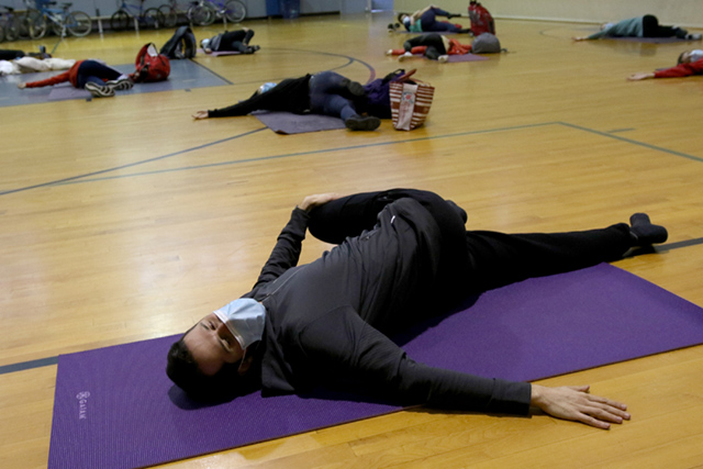 A drawing by a pre-k student of two hearts and a hand