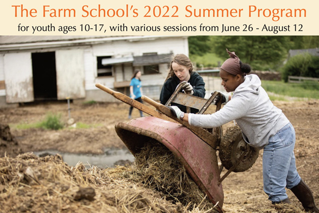 A drawing by a pre-k student of two hearts and a hand