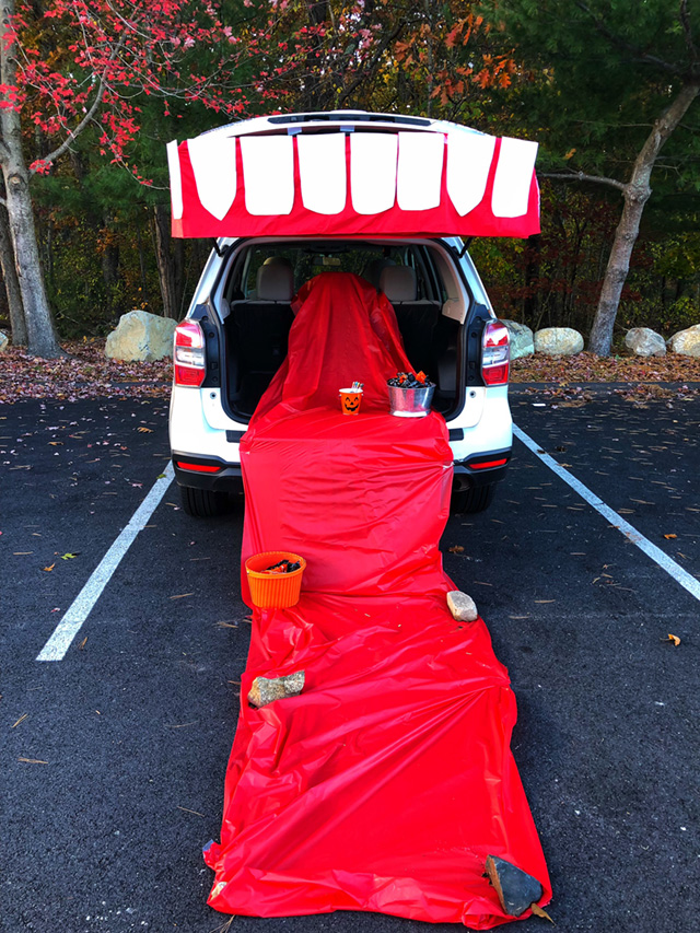 Student illustration of a car