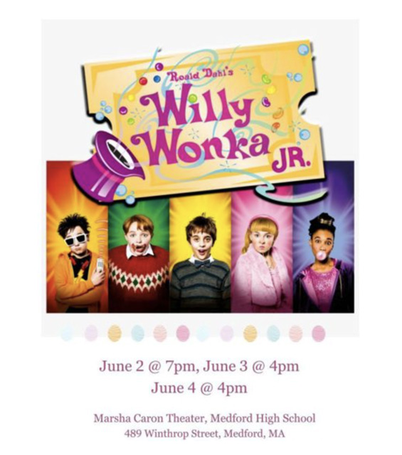 A drawing by a pre-k student of two hearts and a hand