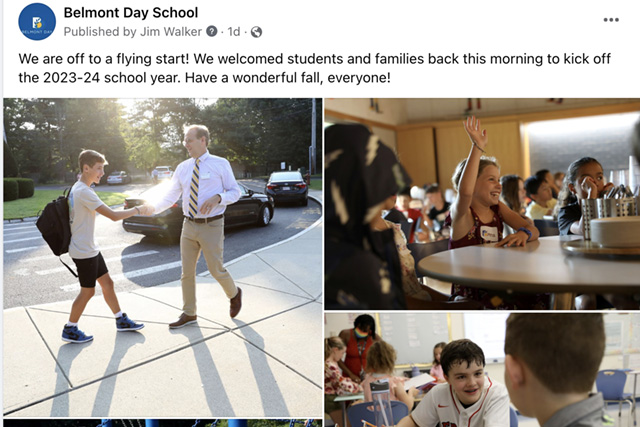 B is for Belonging at Belmont Day logo art